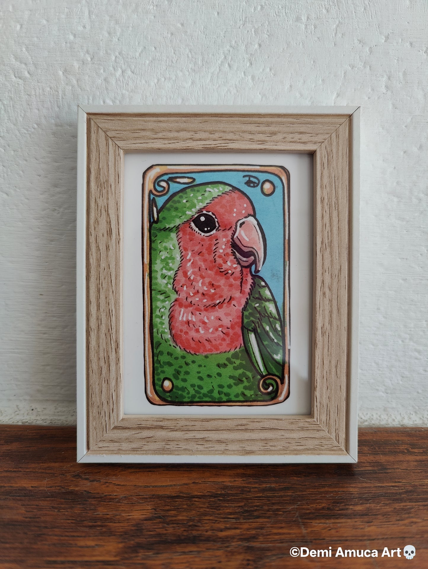 Framed Art Print: Lovebird