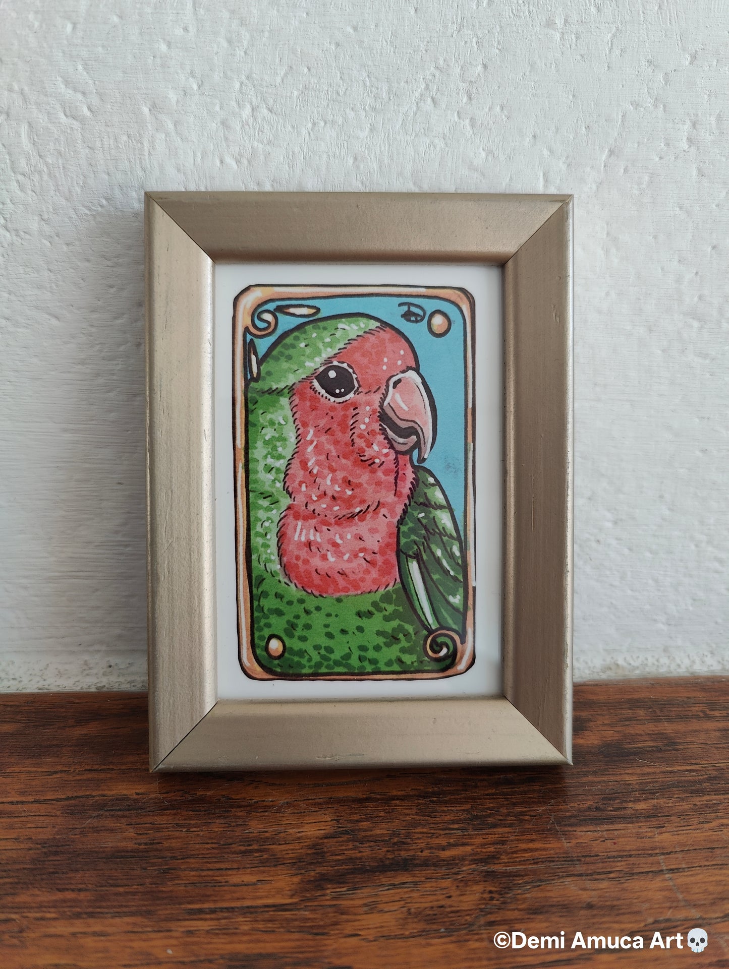 Framed Art Print: Lovebird