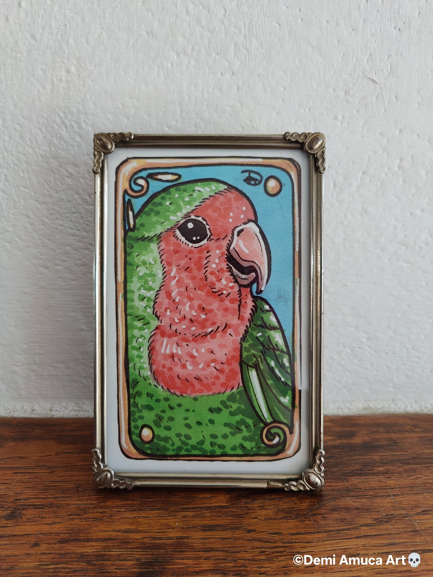 Framed Art Print: Lovebird