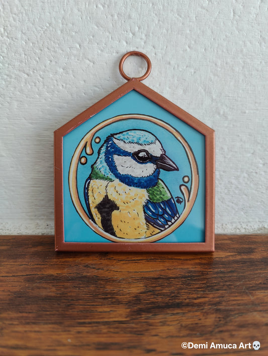 Framed Art Print: Great tit