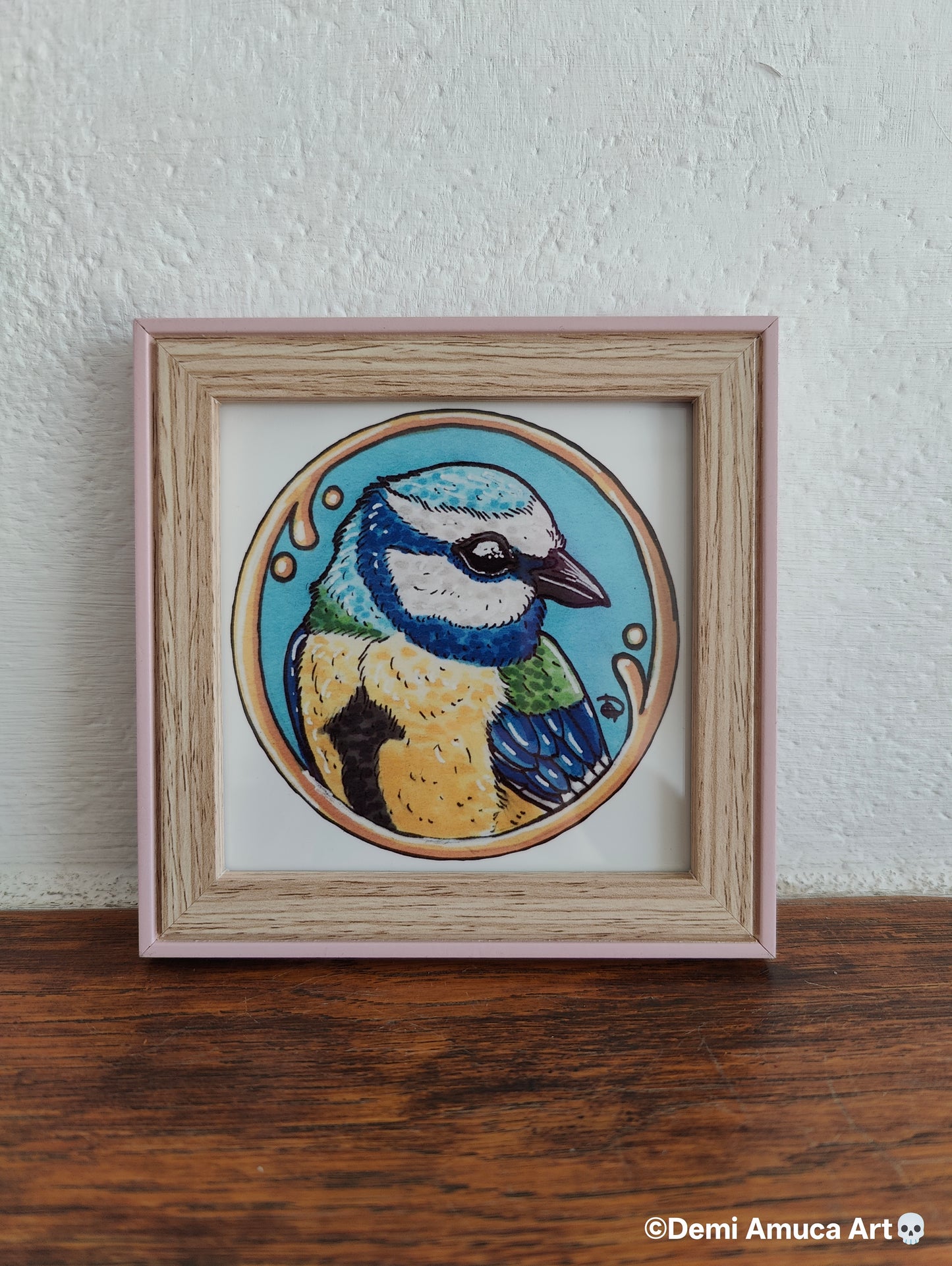 Framed Art Print: Great tit