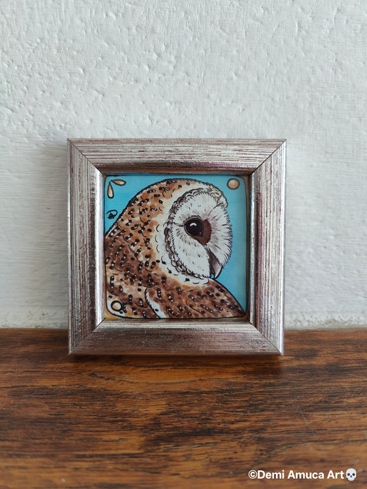 Framed Art Print: Owl