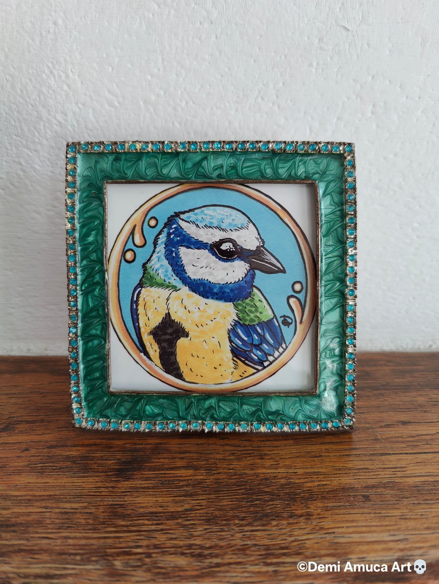 Framed Art Print: Great tit