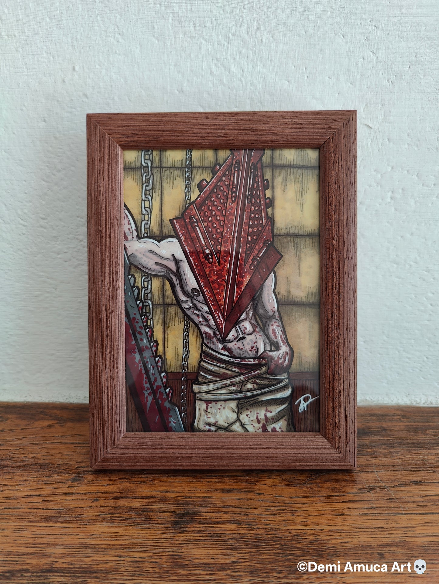 Framed Art Print: Pyramid Head