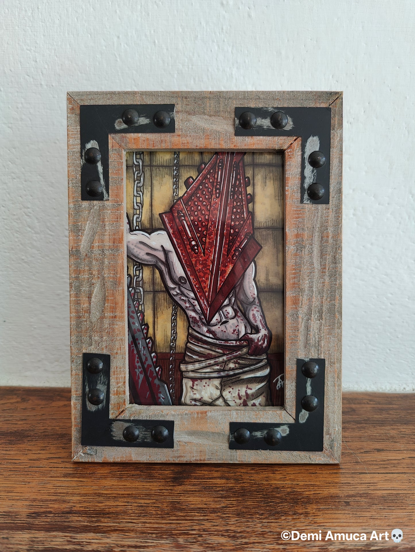 Framed Art Print: Pyramid Head