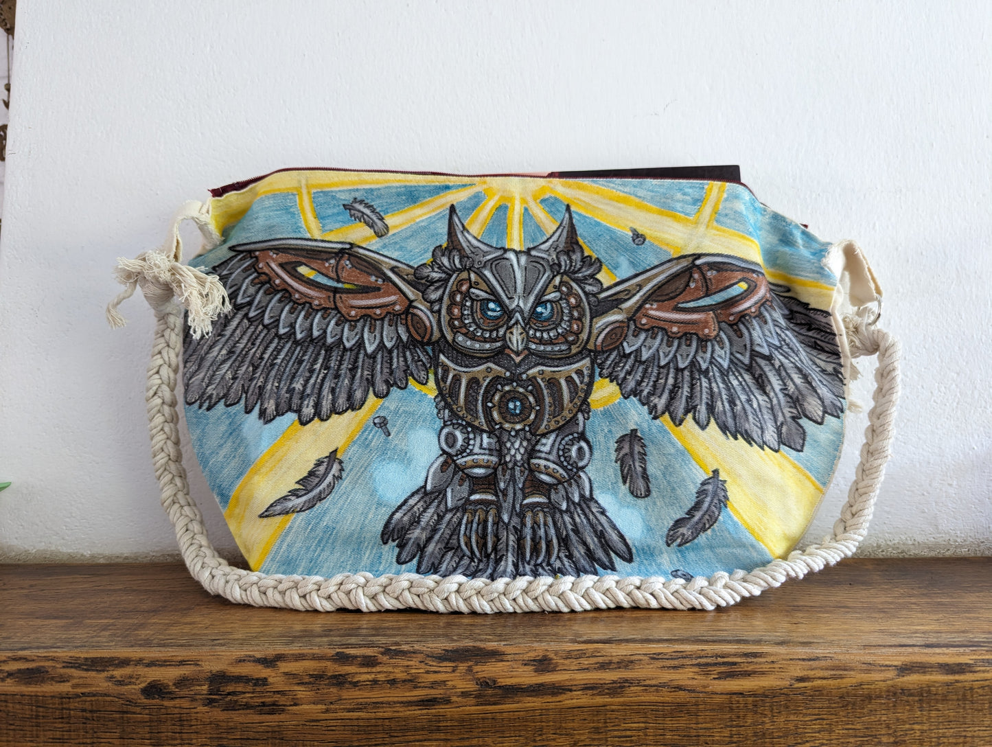 Steampunk owl Totebag