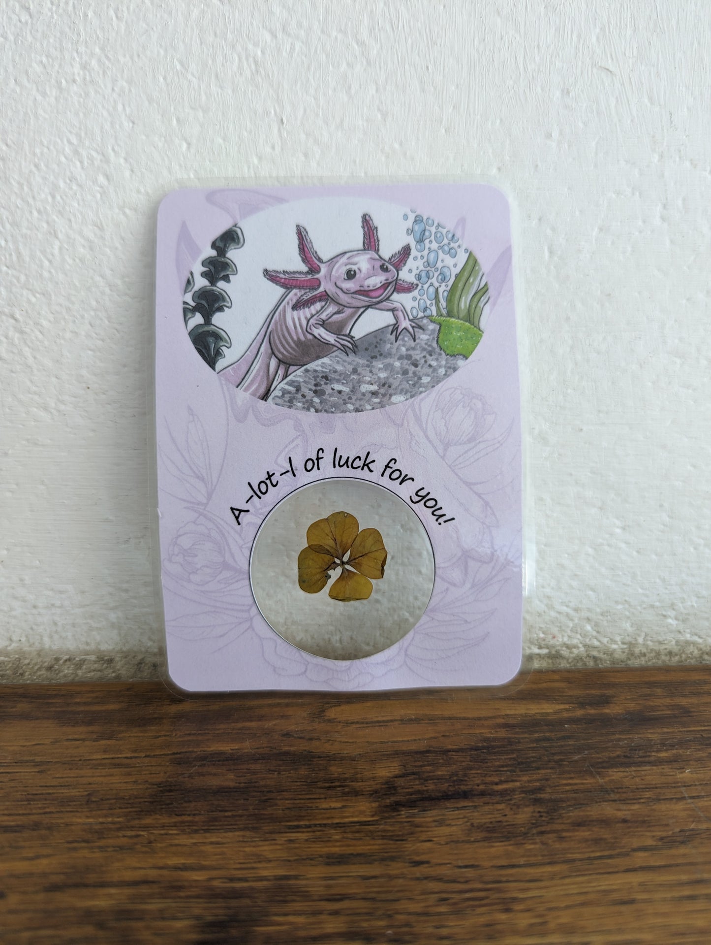 Lucky card Axolotl