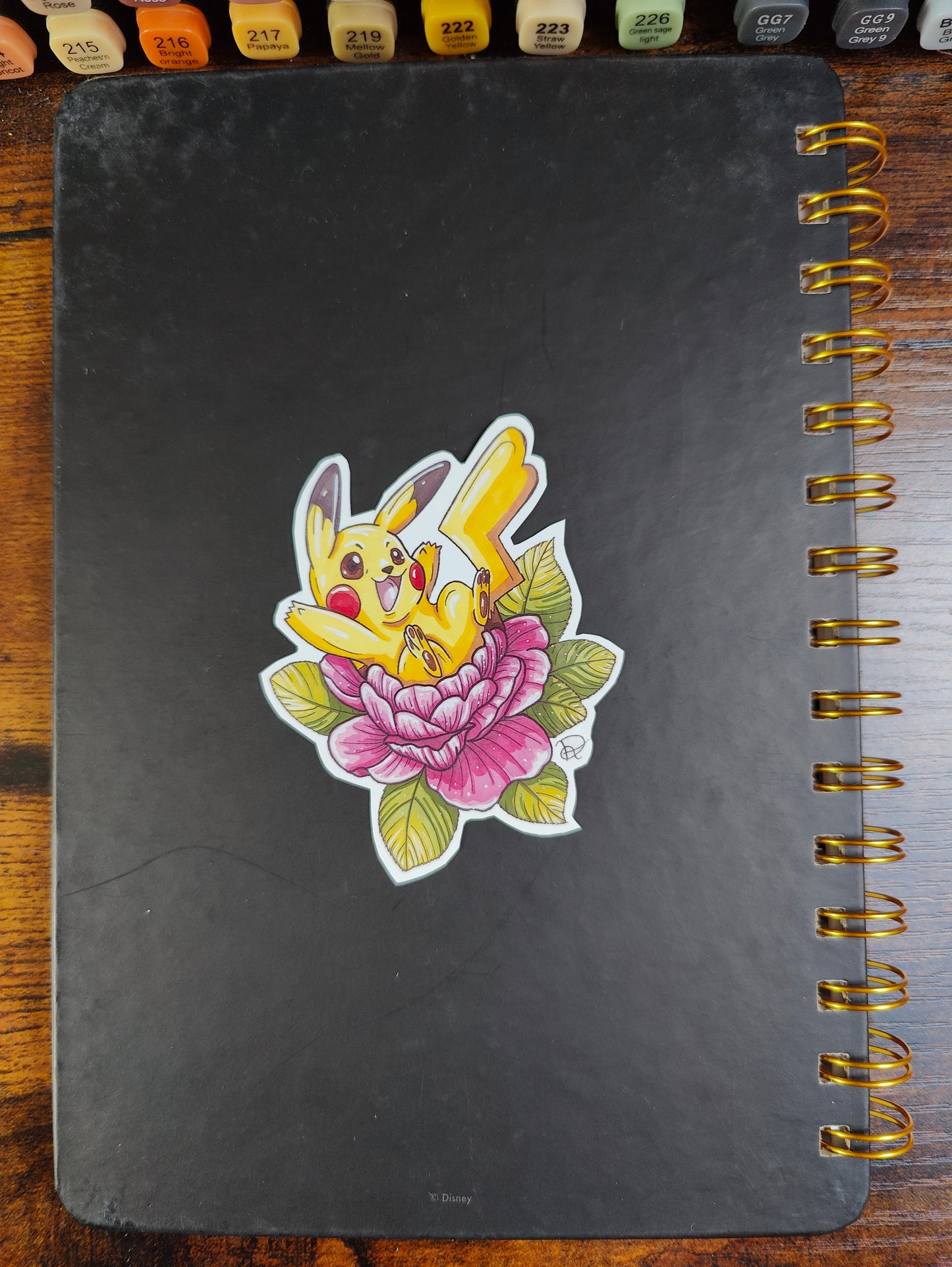 Sticker Peony Pikachu