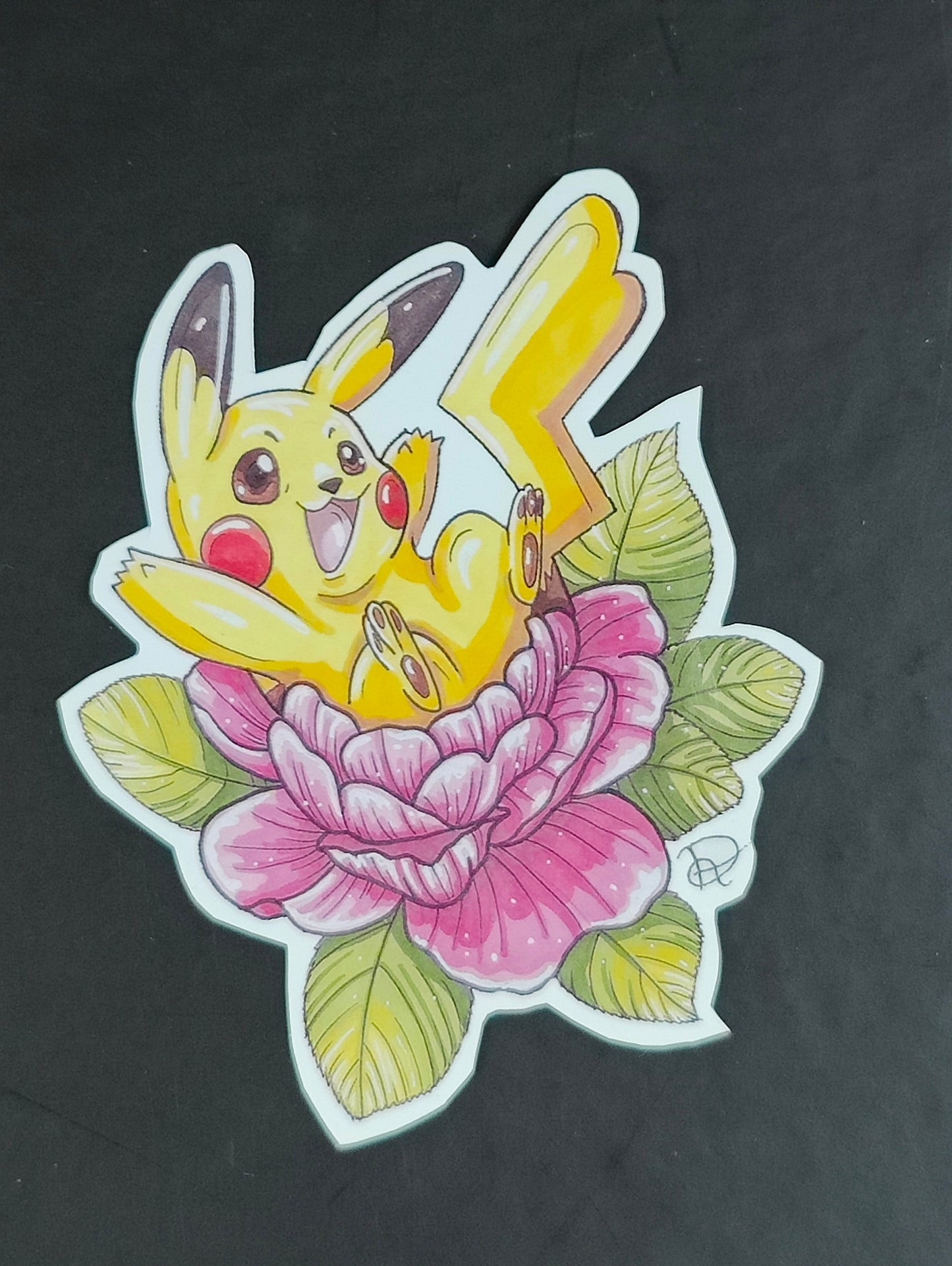 Sticker Peony Pikachu