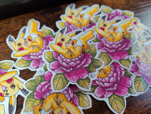 Sticker Peony Pikachu