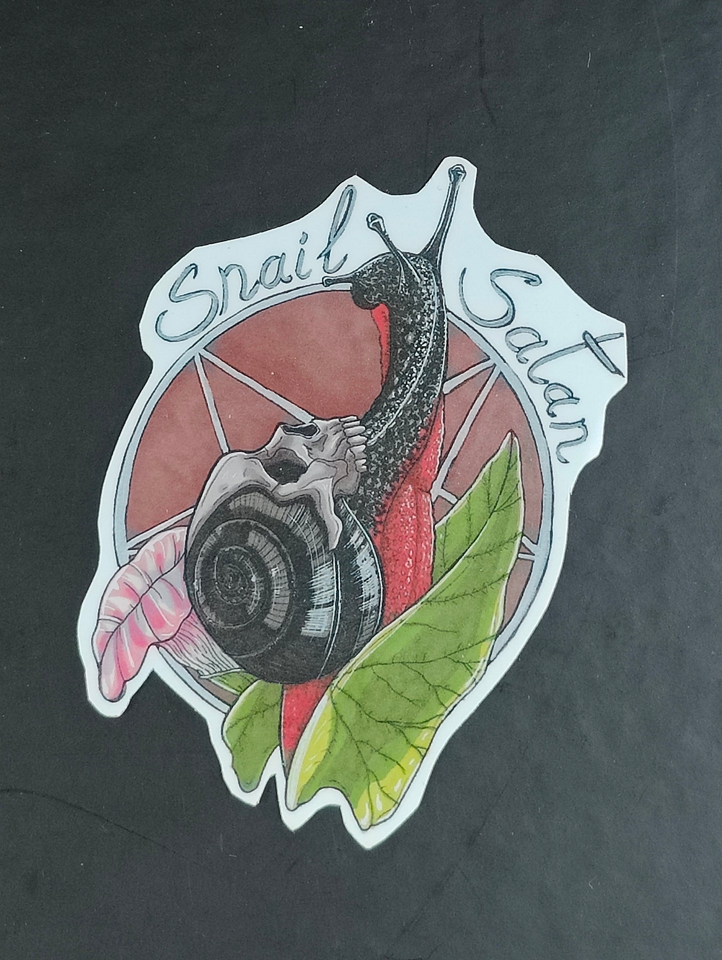 Sticker Snail Satan