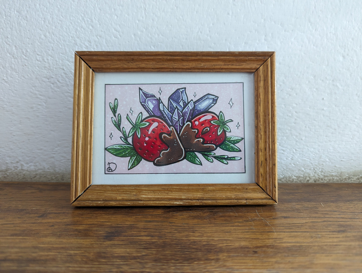 Framed Original Strawberries