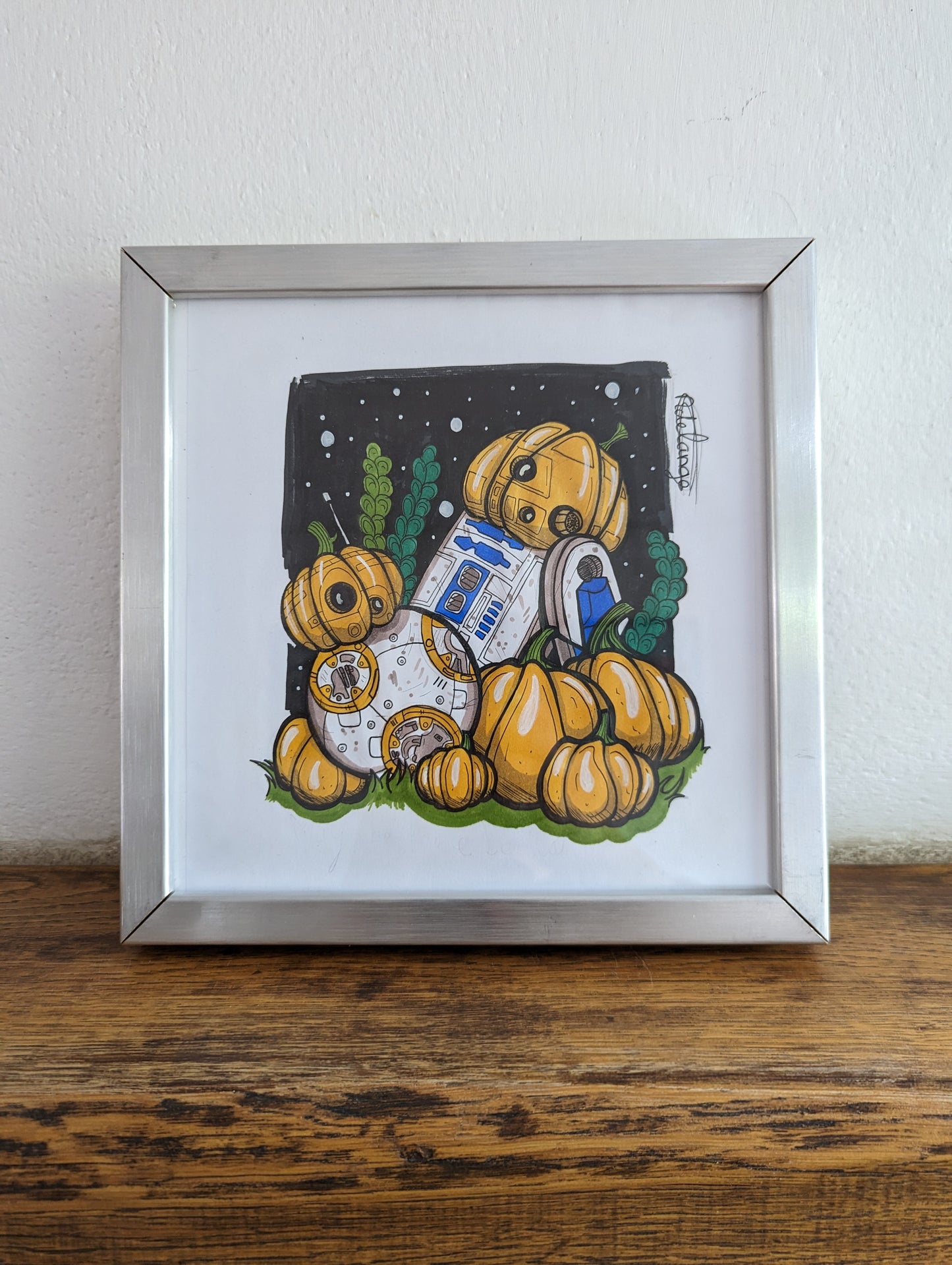 Framed Original Pumpkin bots