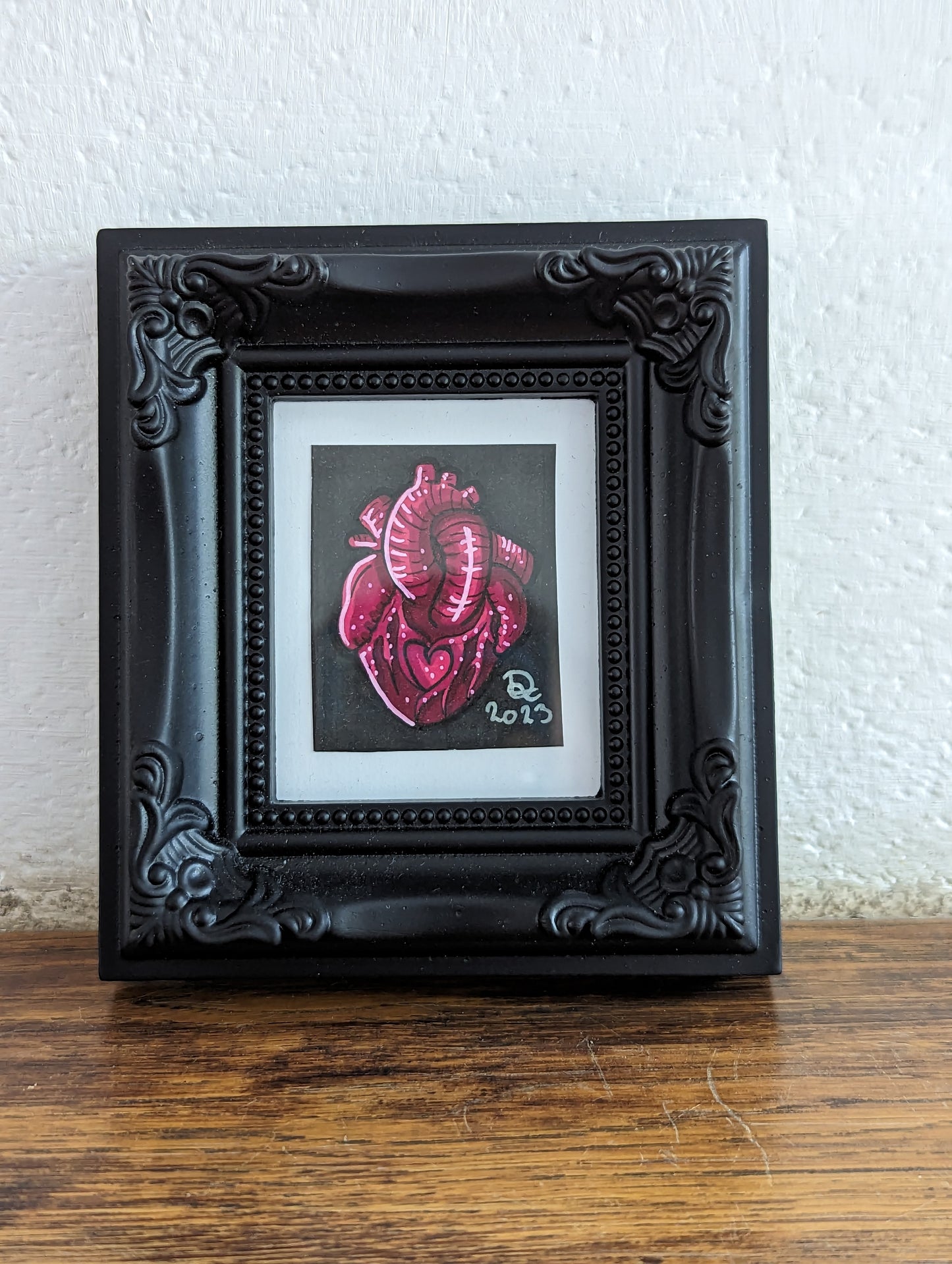 Framed Original Anatomical Hearts