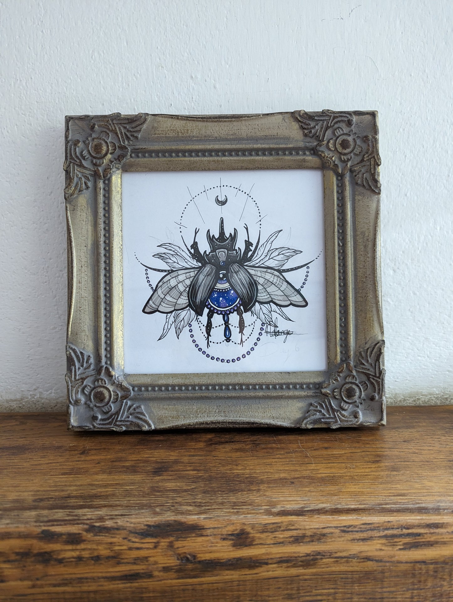 Framed Original Galaxy Beetle