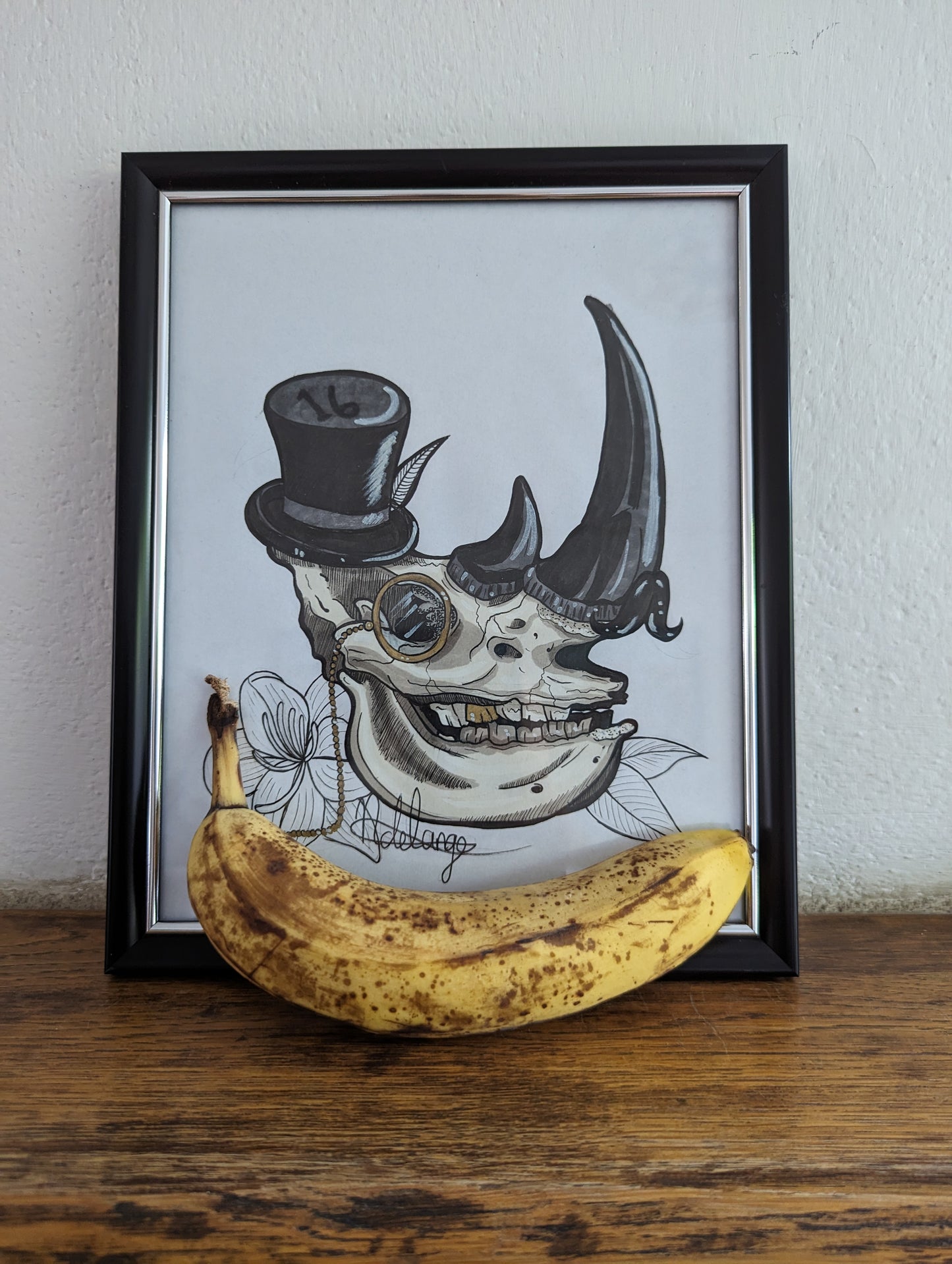 Framed Original Rhinoskull