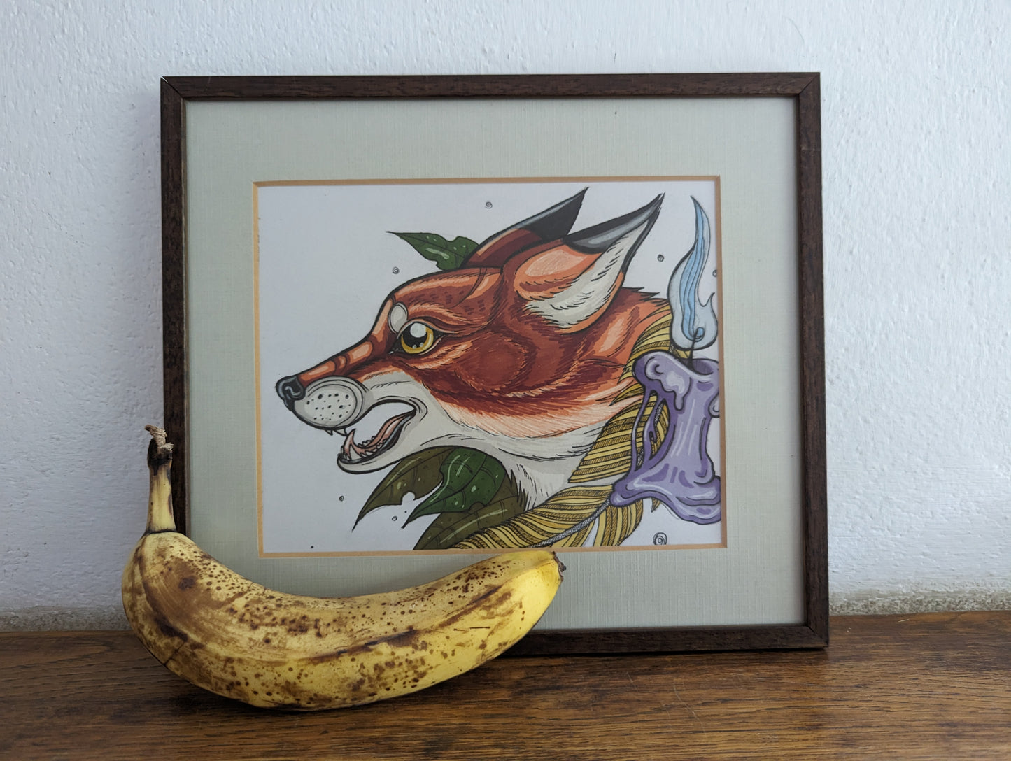 Framed Original Fox