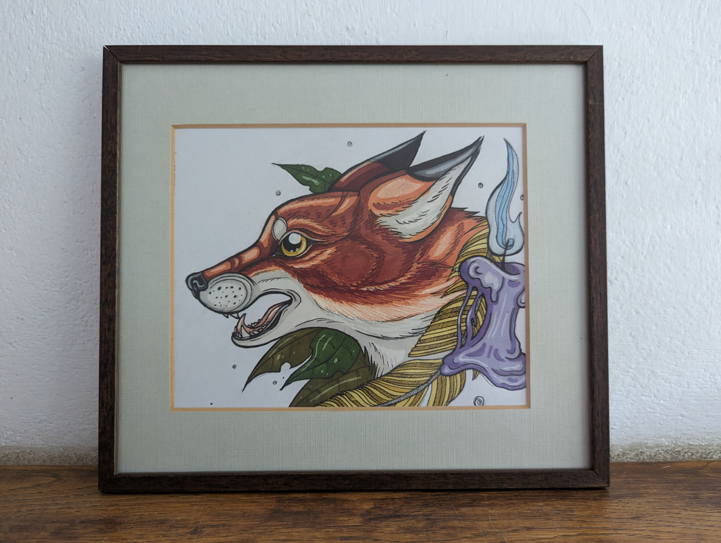 Framed Original Fox