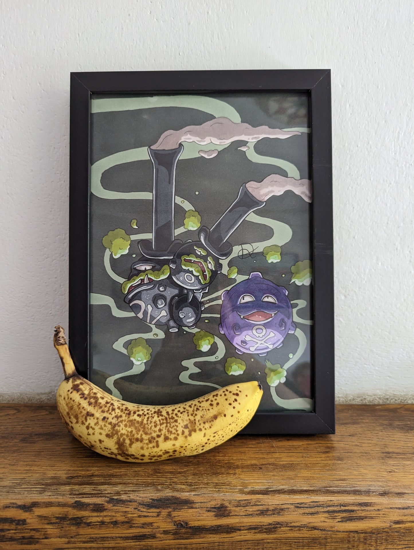 Framed Original Koffing & Weezing