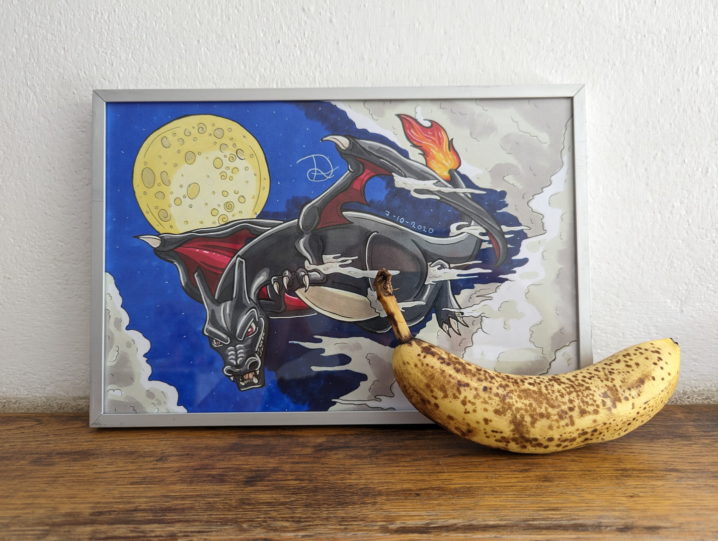 Framed Original Shiny Charizard