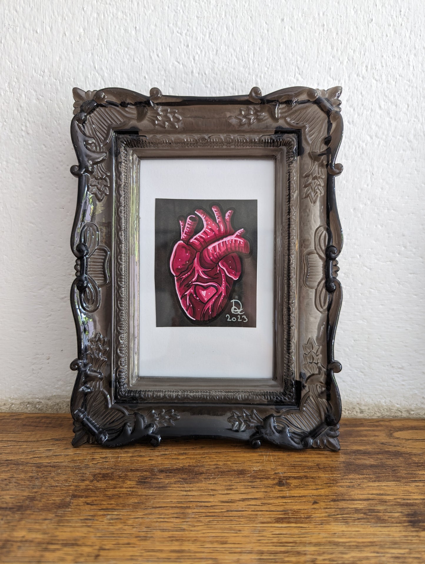 Framed Original Anatomical Hearts