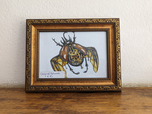 Framed Original Steambug