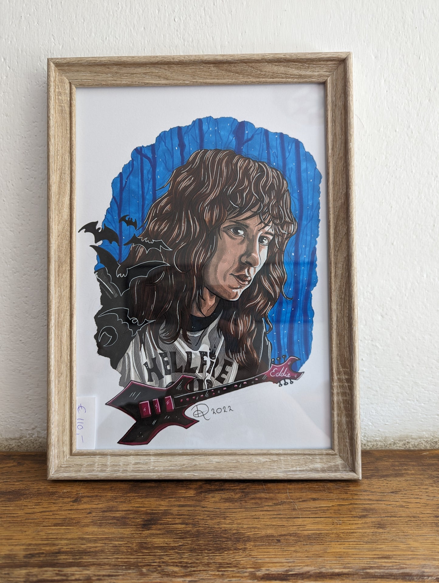 Framed Original Eddie Munson