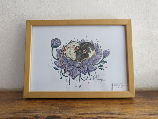 Framed Original Lotusrats