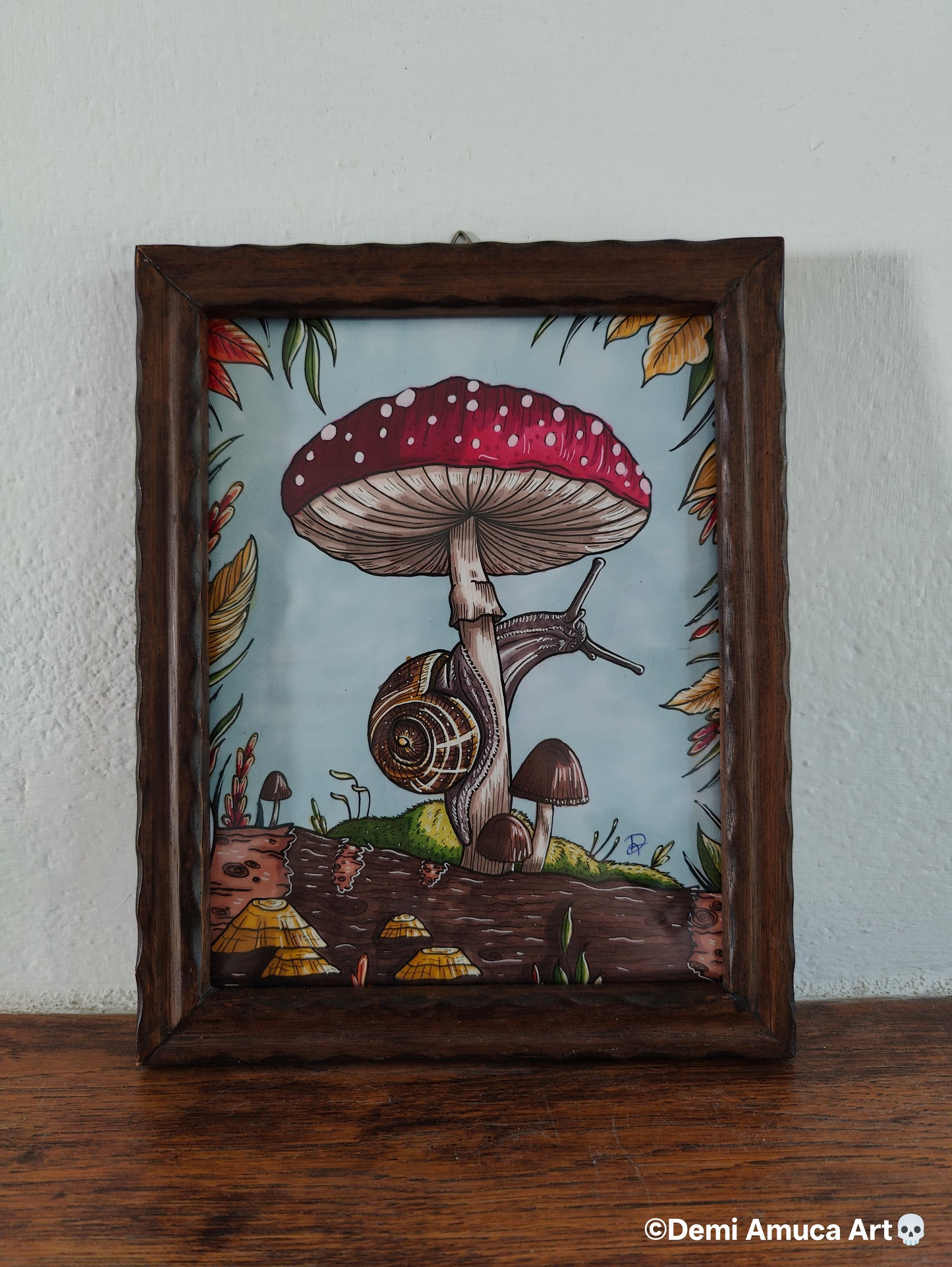 Framed Original Shroomsnail