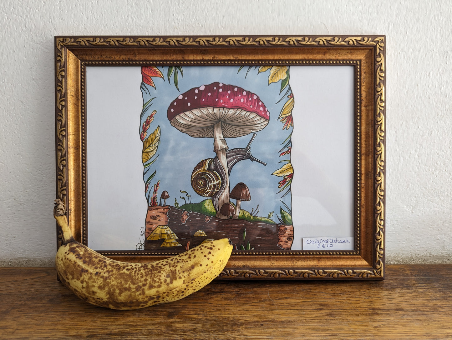 Framed Original Shroomsnail