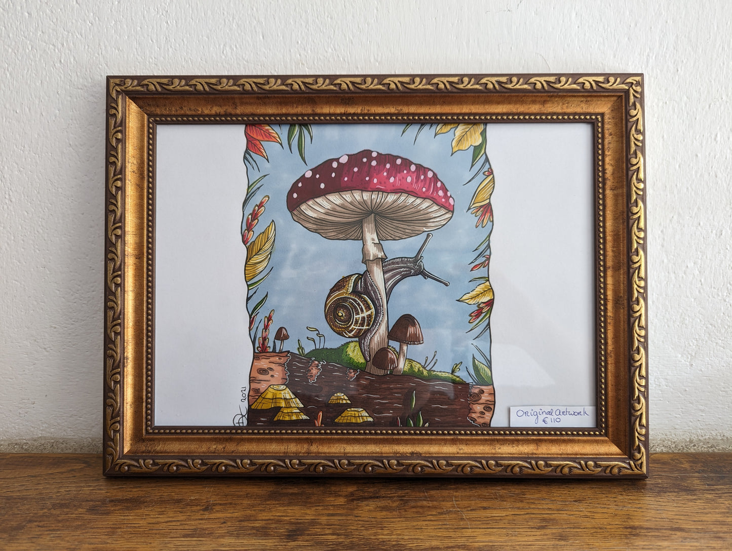 Framed Original Shroomsnail