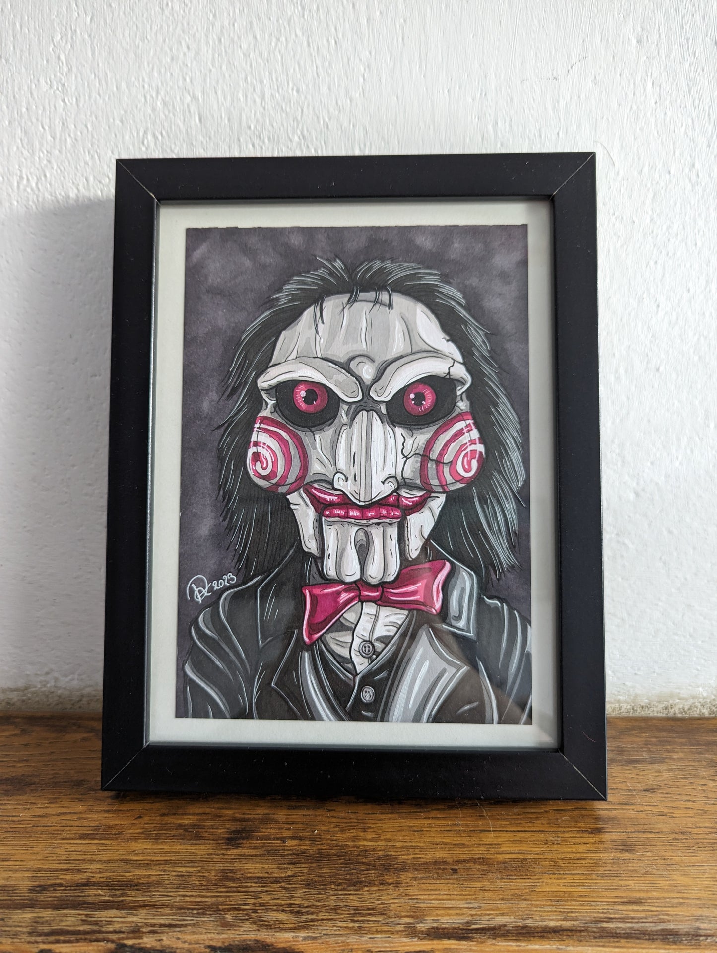 Framed Original Billy the Puppet