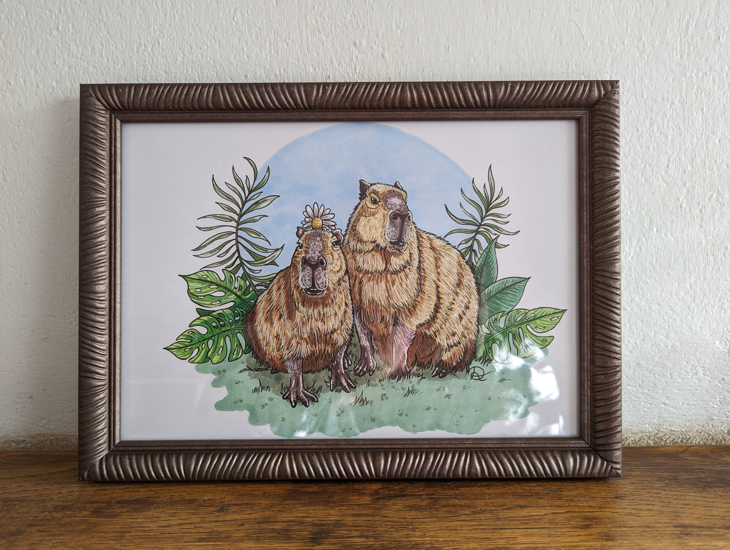 Framed Original Capibara's