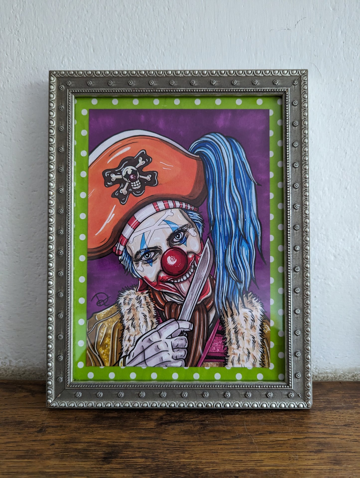 Framed Original Buggy the Clown