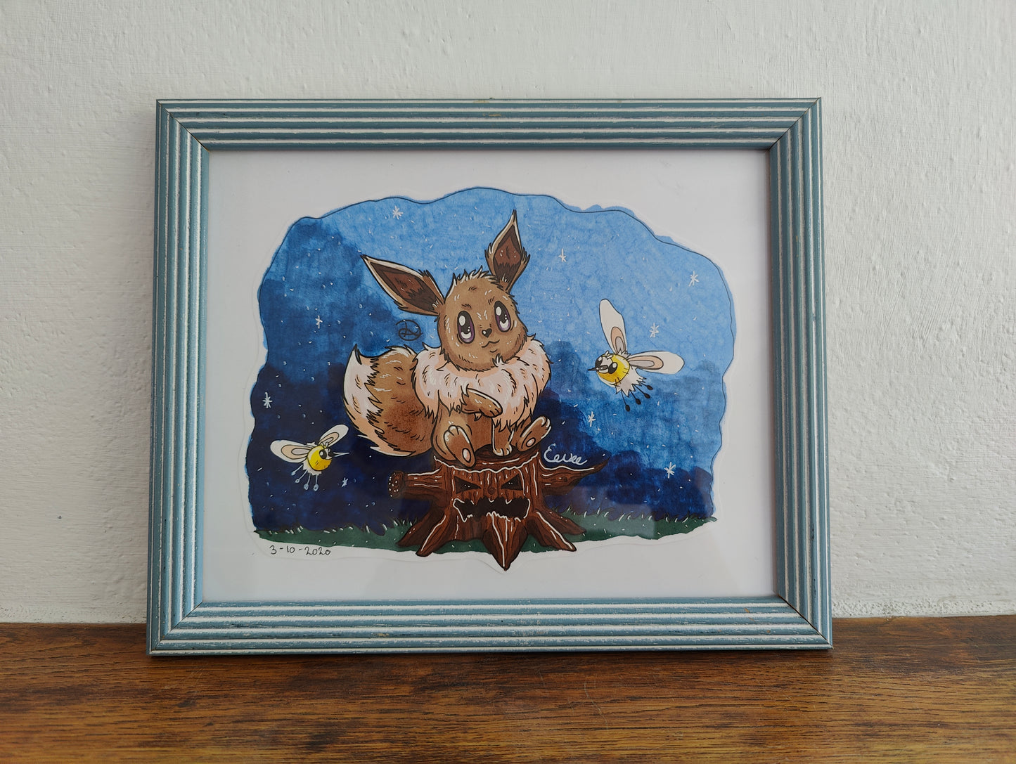 Framed Original Eevee