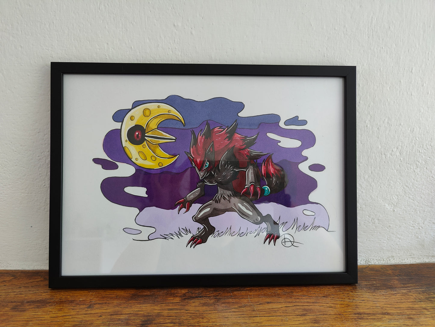 Framed Original Zoroark