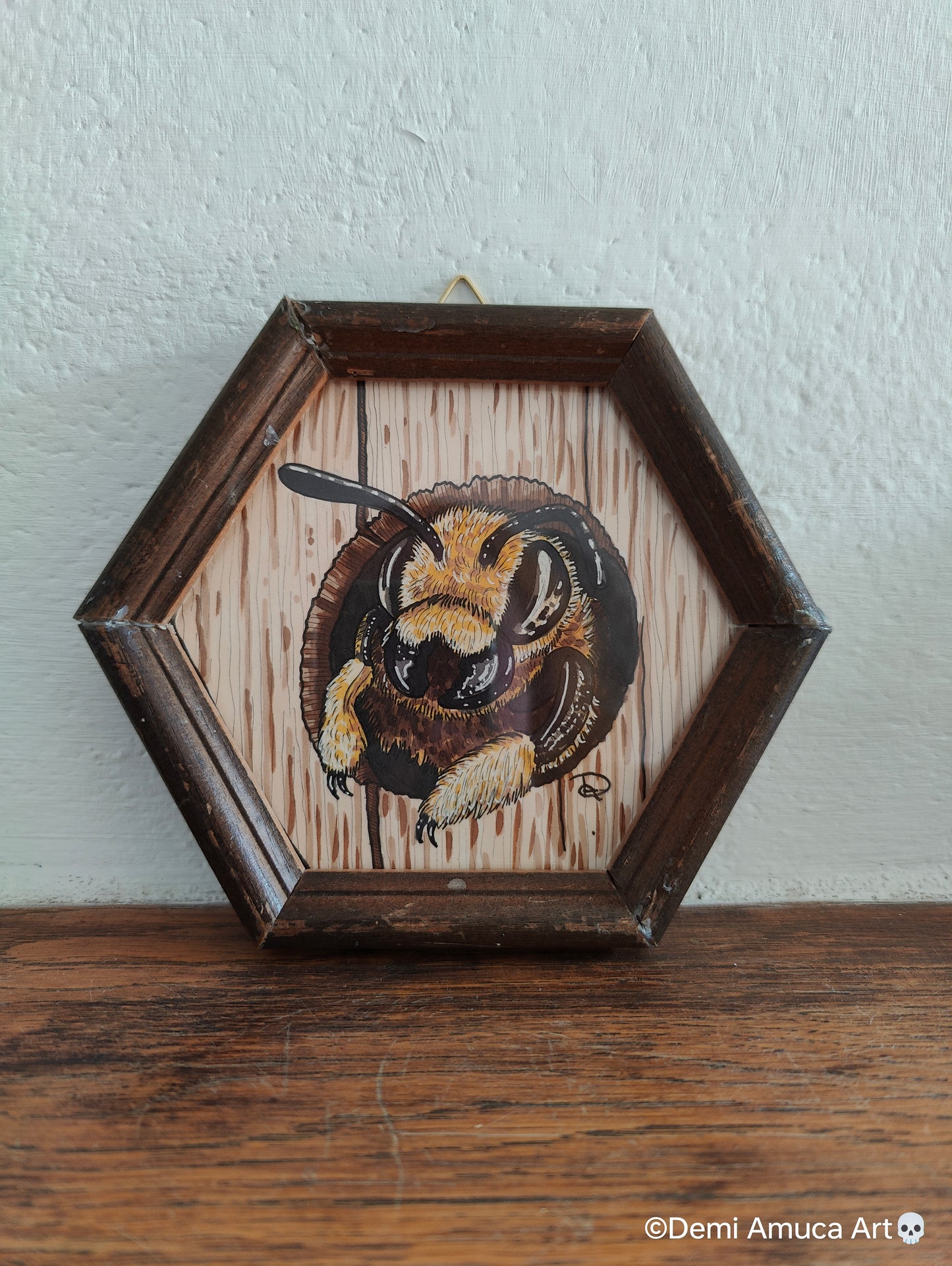 Framed Original Bee