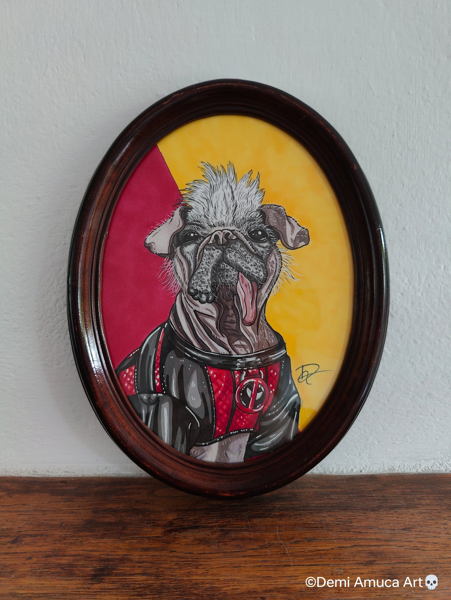 Framed Original Dogpool