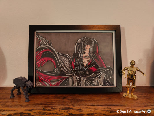 Framed Original Darth Vader