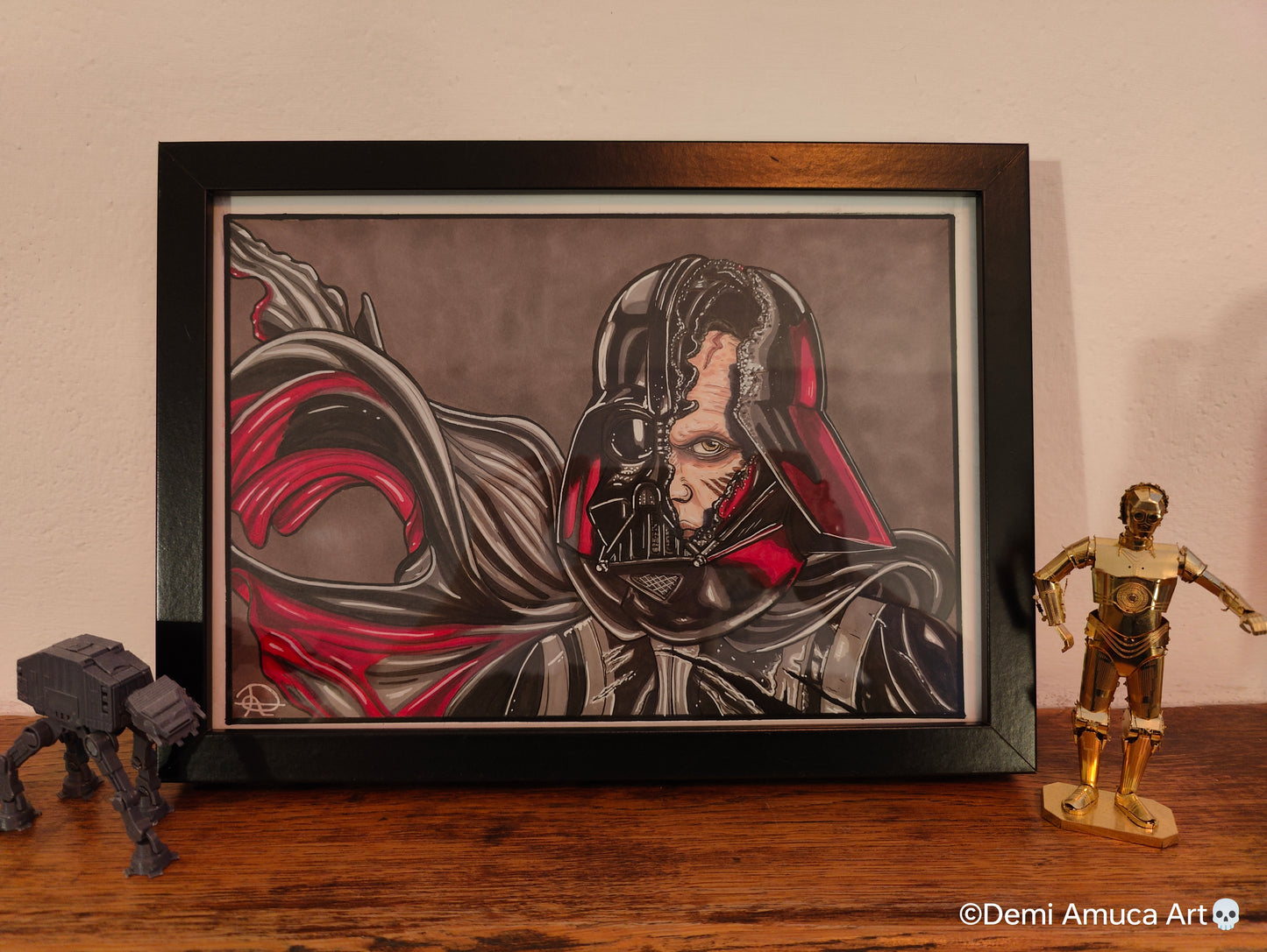 Framed Original Darth Vader