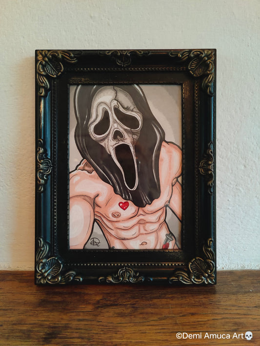 Framed Original Ghost Face