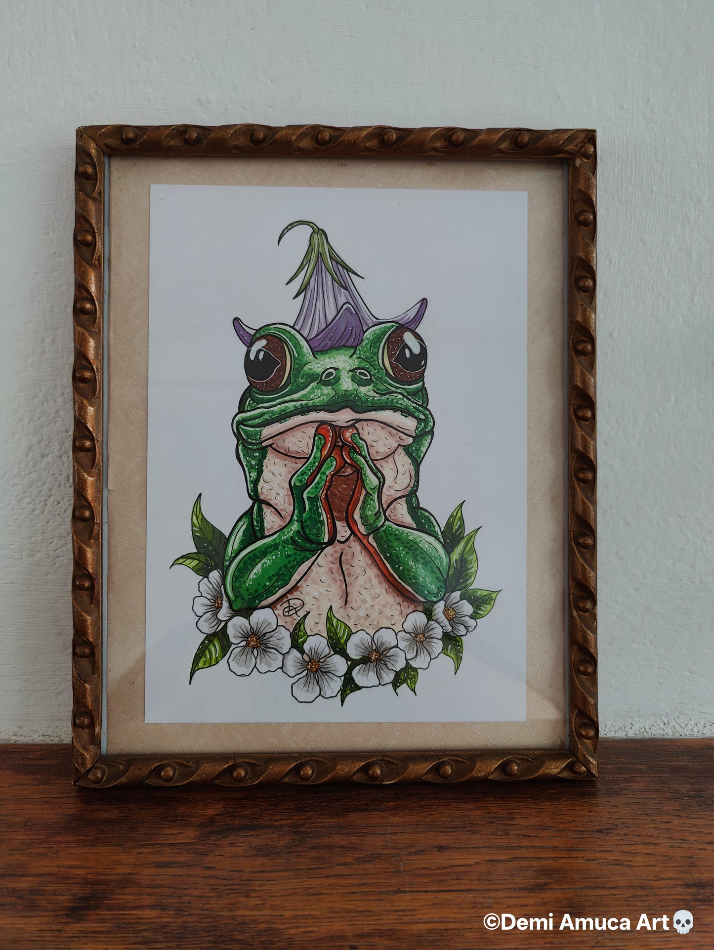 Framed Original What The Frog?!