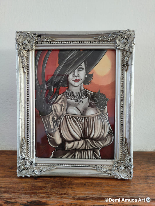 Framed Original: Lady Dimitrescu