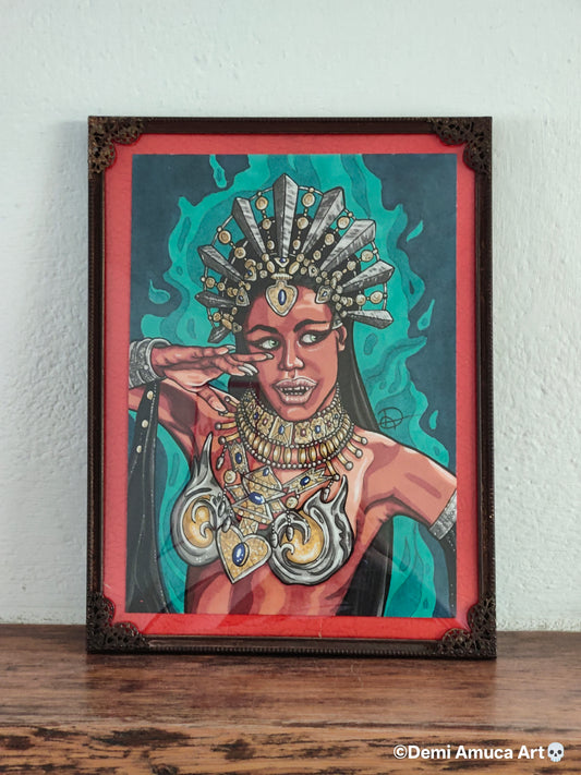 Framed Original: Akasha