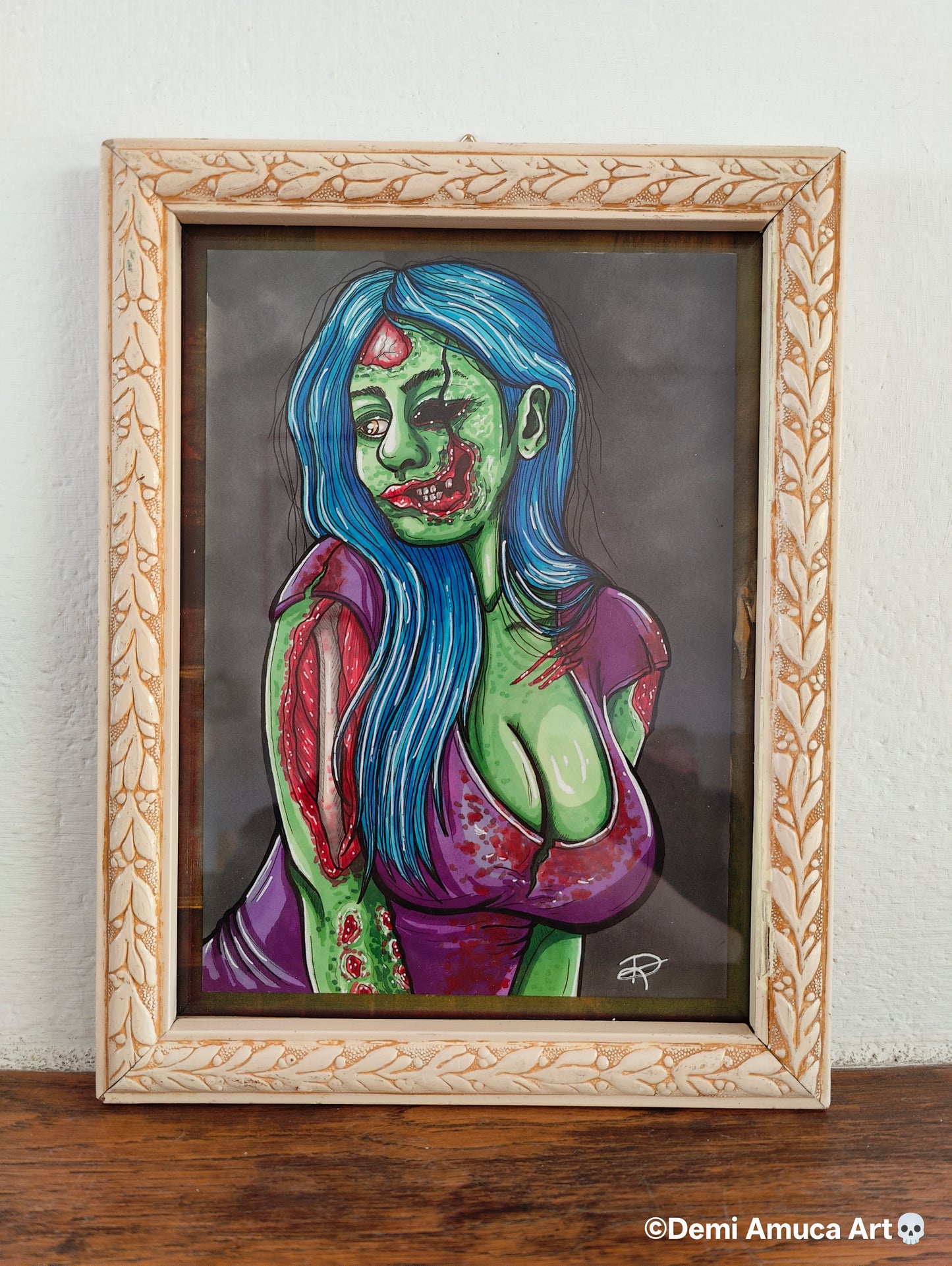 Framed Original: Zombie Girls (2 versions available!)