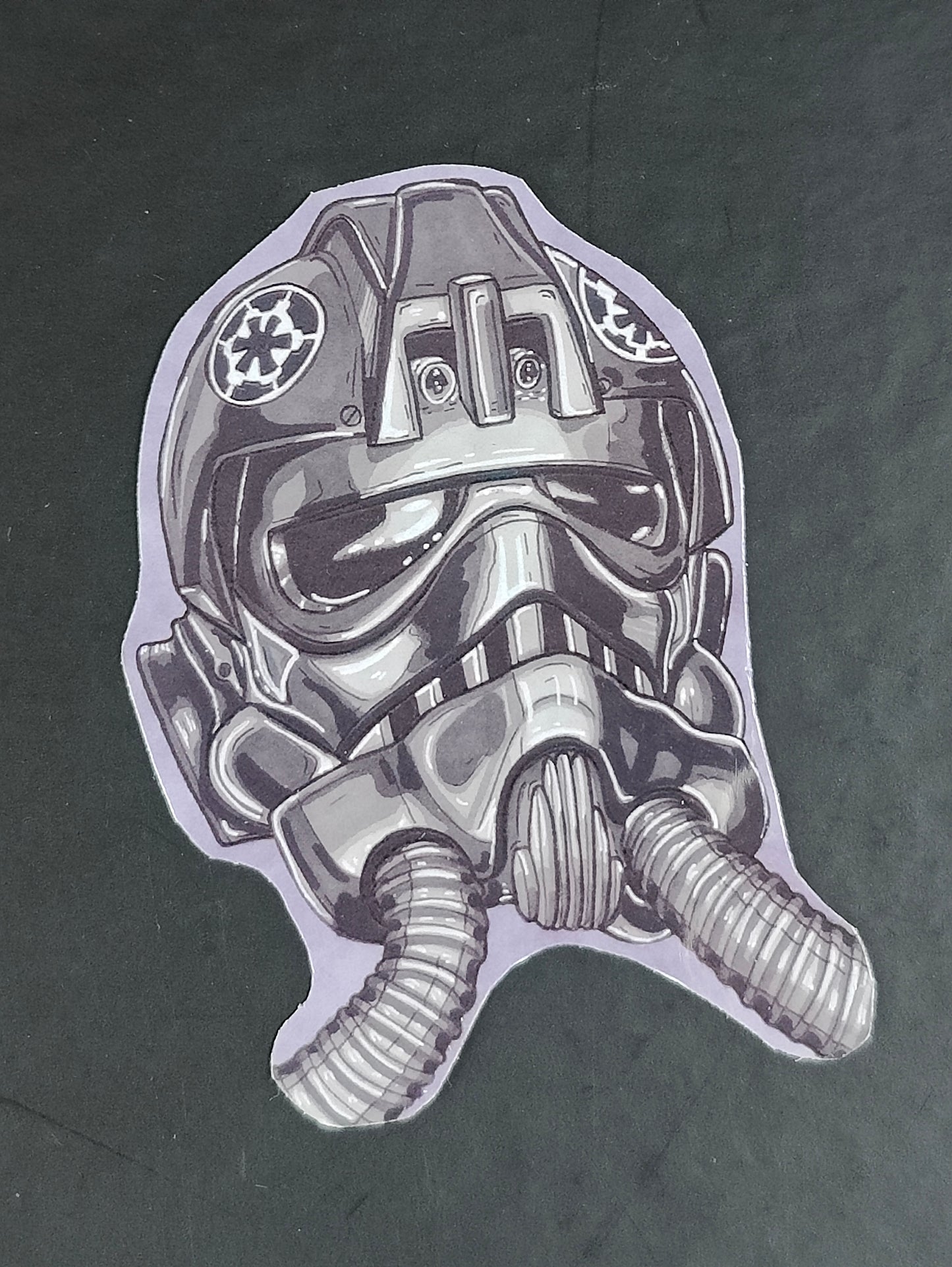 Sticker Tie Fighter Pilot