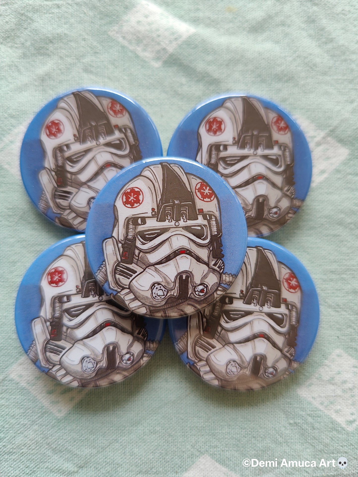 Button pin: AT-AT pilot