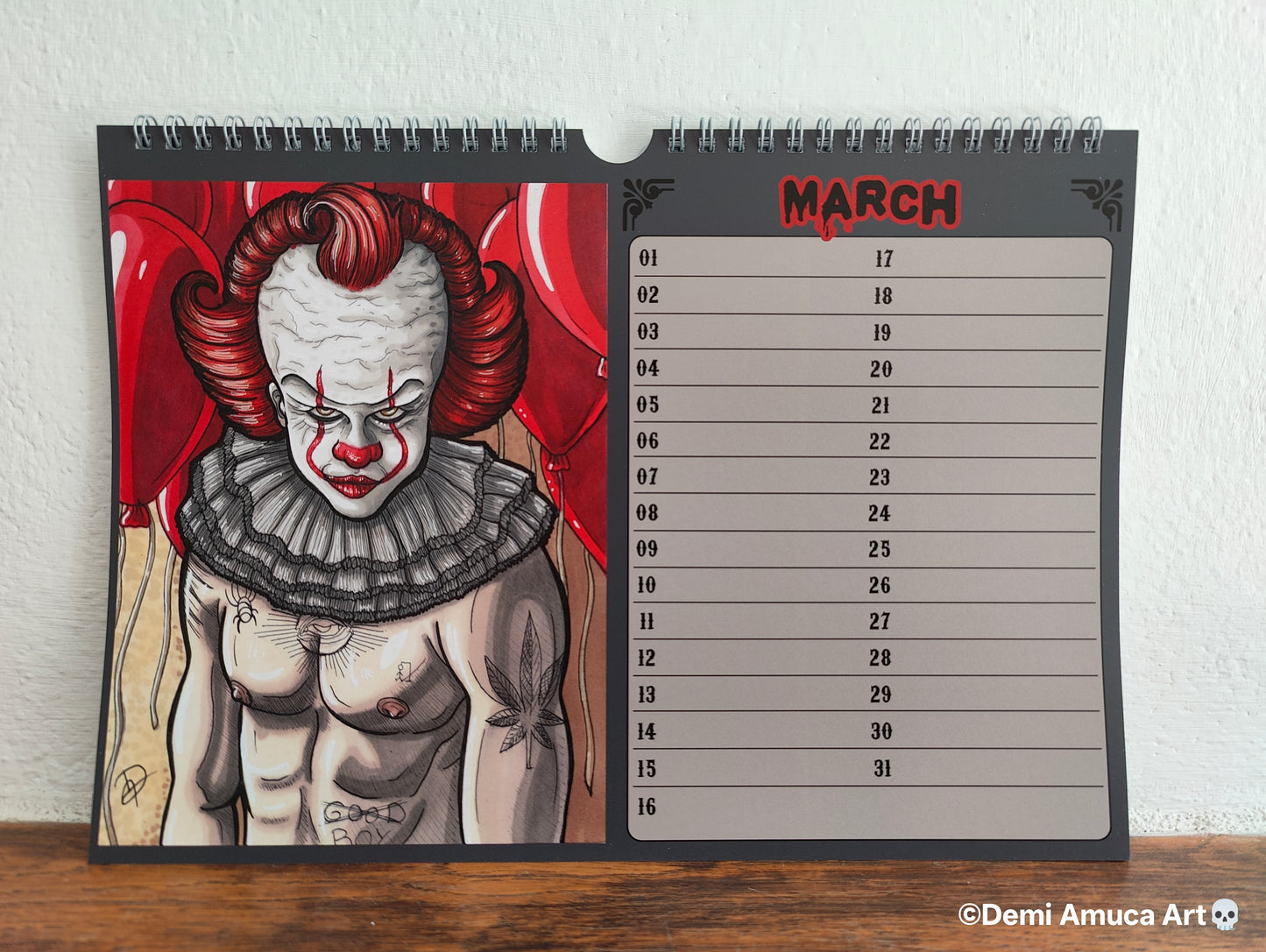Horror Hotties Calendar