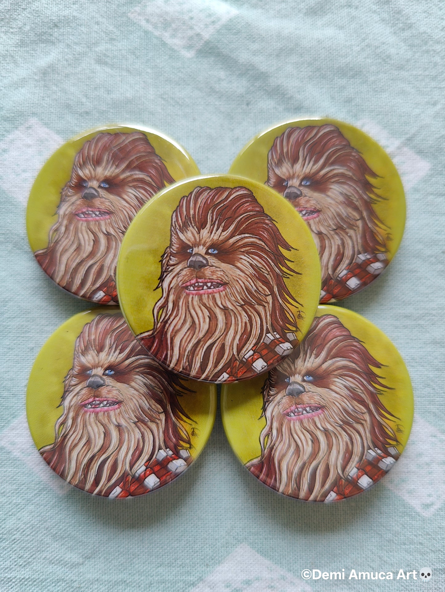 Button pin: Chewbacca