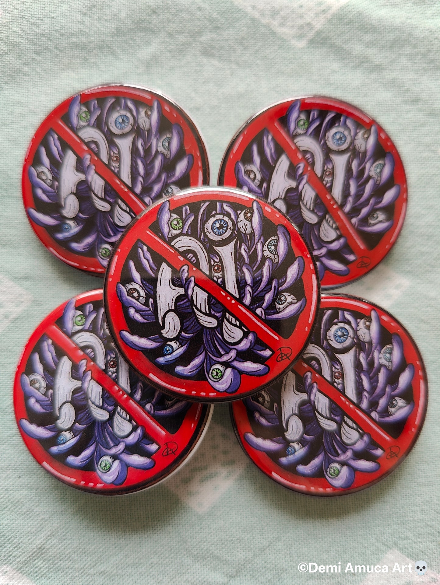 Button pin: Against AI